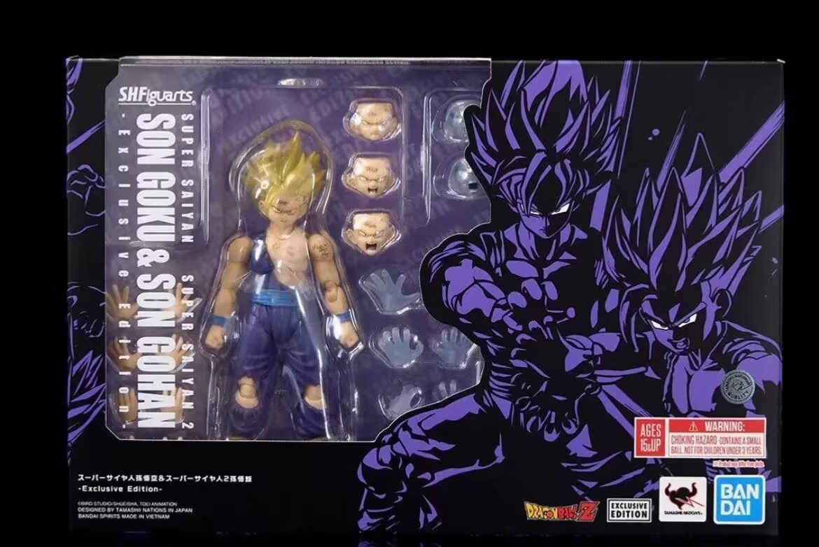 新品未開封 SDCC2023 S.H.Figuarts フィギュアーツ ドラゴンボール スーパーサイヤ人 孫悟空 スーパーサイヤ人2 孫悟飯 Exclusive Edition_画像1