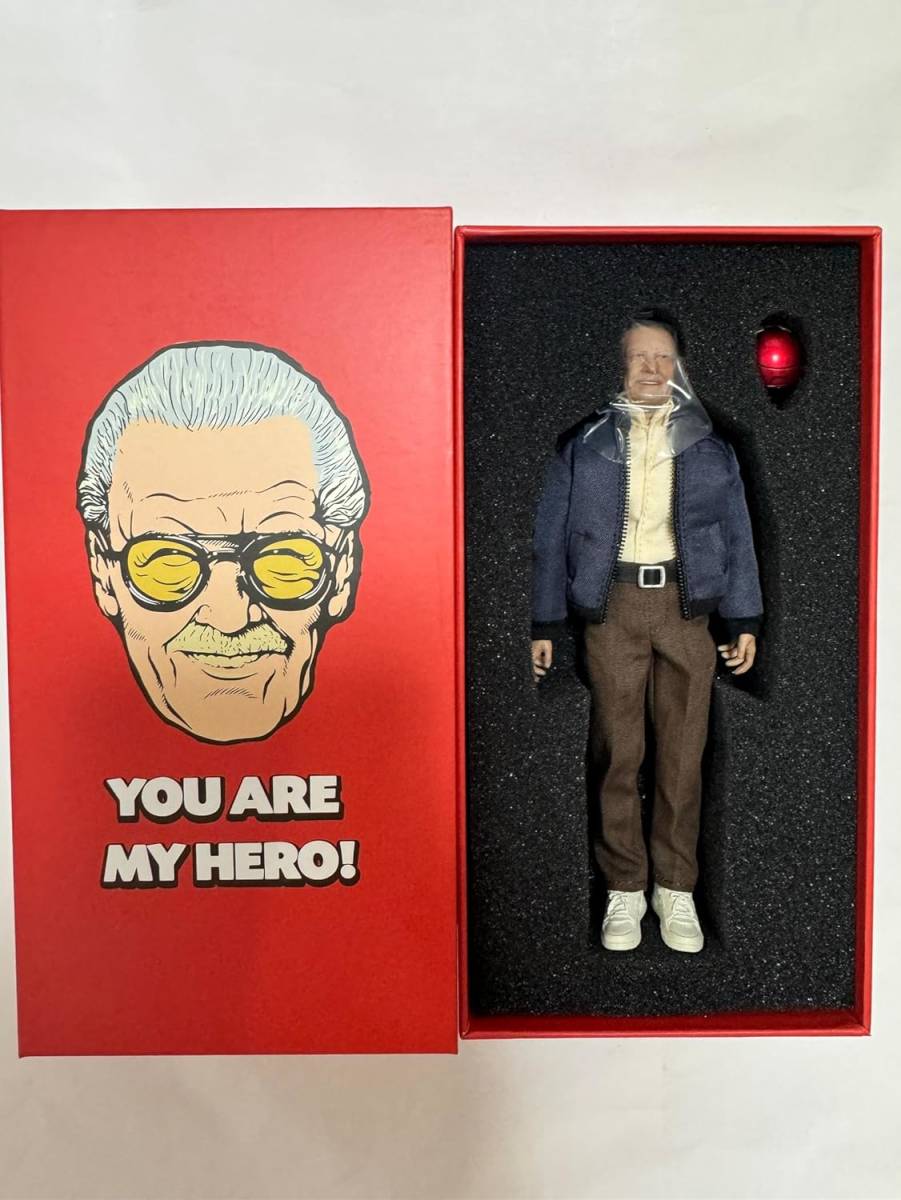  new goods unopened . times Studio 1/12 scale moveable figure Stan Lee Stan * Lee element body head full set 