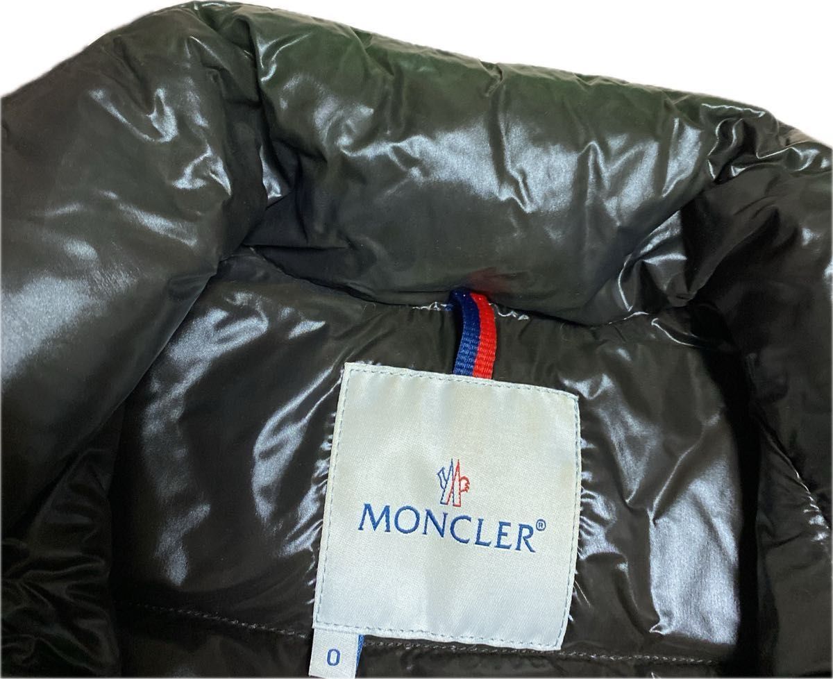 モンクレール MONCLER デカ ロゴ ワッペン ダウン ジャケット クレア ブラウン レディース コート アウター