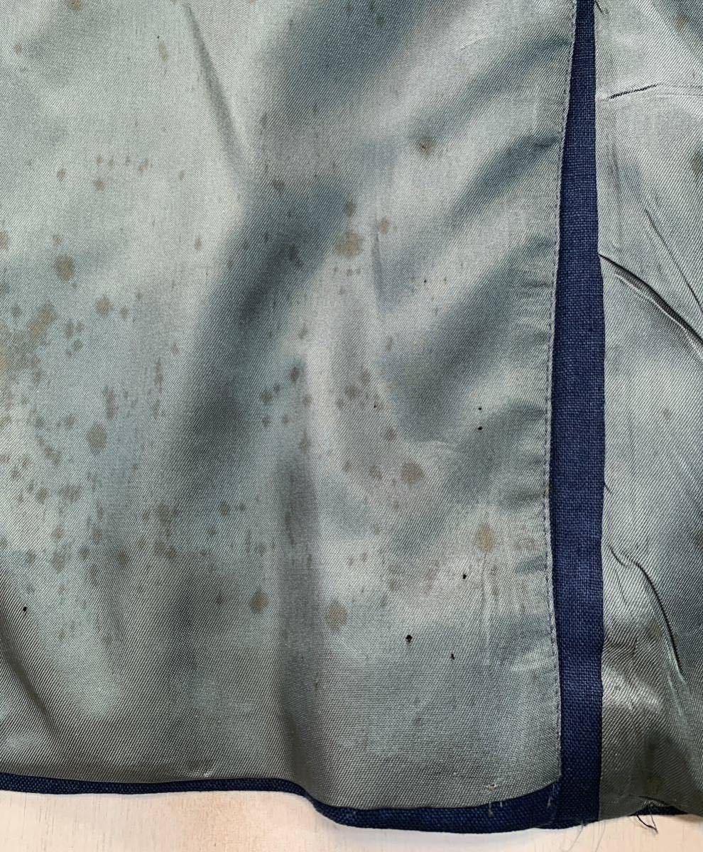 BROOKS BROTHERS ESTABLISHED 1818 ブルックスブラザーズ コットン リネン 麻生地混紡 テーラード ジャケットMADE IN USA 39位_画像10