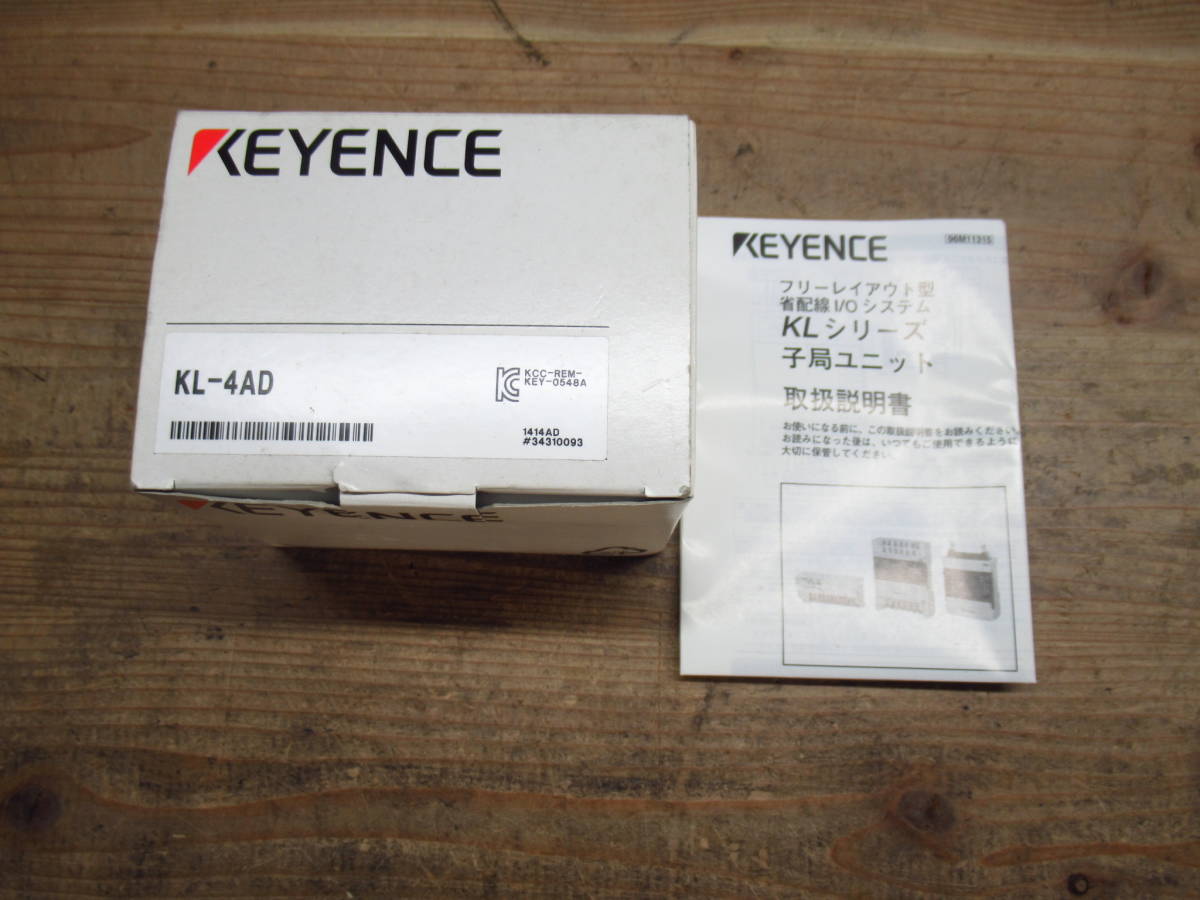 新品未使用 KEYENCE キーエンス 変換ユニット KL-4AD 管理6Z0129H11の画像1