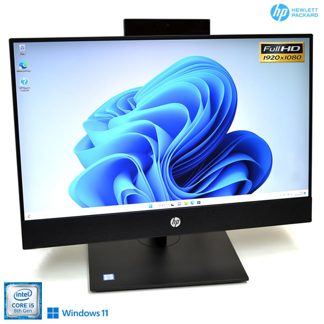 フルHD 21.5w IPS 液晶一体型 HP ProOne 600 G4 AiO 第8世代 Core i5 8500T Wi-Fi m.2SSD256G HDD500GB メモリ8GB Webカメラ Windows11
