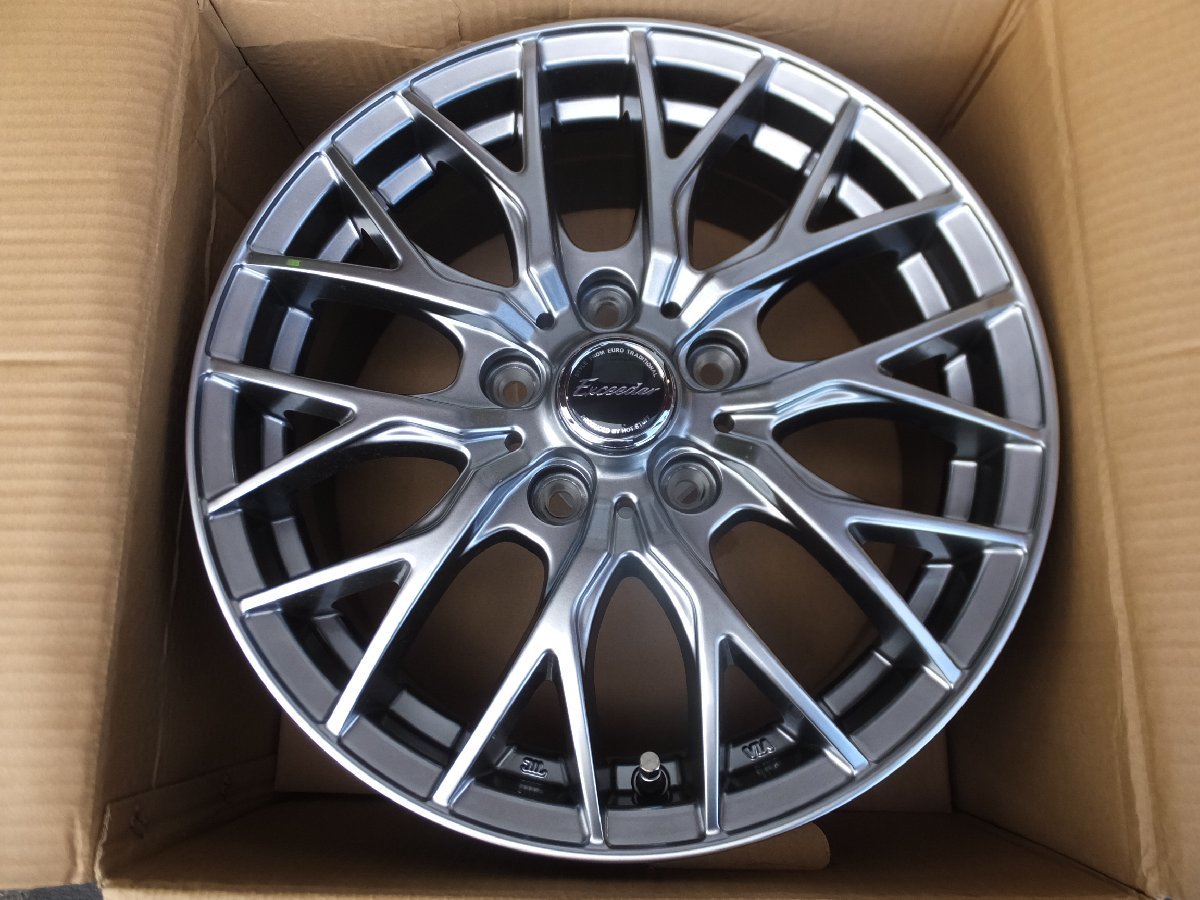 未使用ホイール4枚セット】 ホットスタッフ エクシーダー E05 未使用ホイール4枚セット】 ホットスタッフ エクシーダー E05