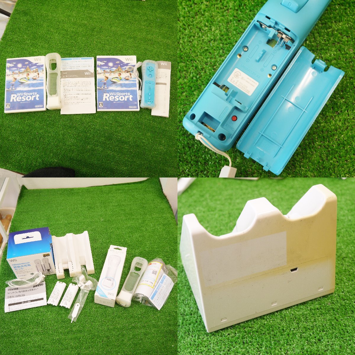 ジャンク品・保管品 任天堂 Nintendo Wii RVL-001 本体3台 白 黒 Wii Fit バランスWiiボード Wii用ゲームソフト 他 まとめて 動作未確認_画像8