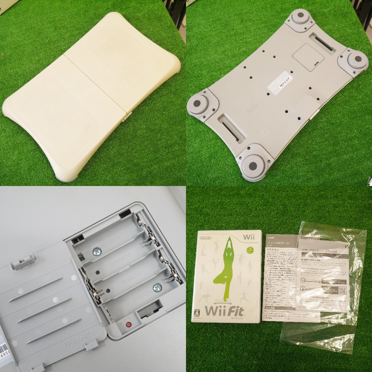 ジャンク品・保管品 任天堂 Nintendo Wii RVL-001 本体3台 白 黒 Wii Fit バランスWiiボード Wii用ゲームソフト 他 まとめて 動作未確認_画像6