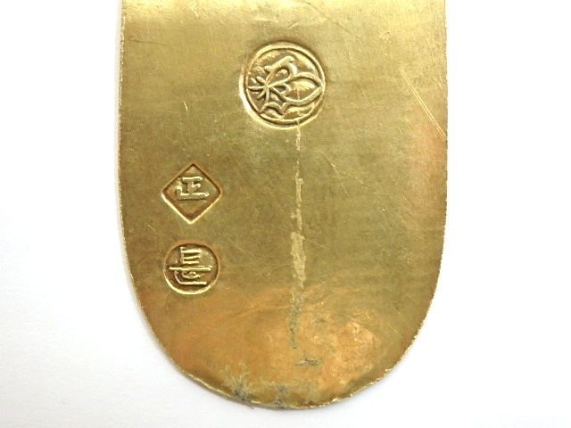 ◆天保小判金 裏刻印[正 長] 11.2g◆貨幣鑑定書付_画像4