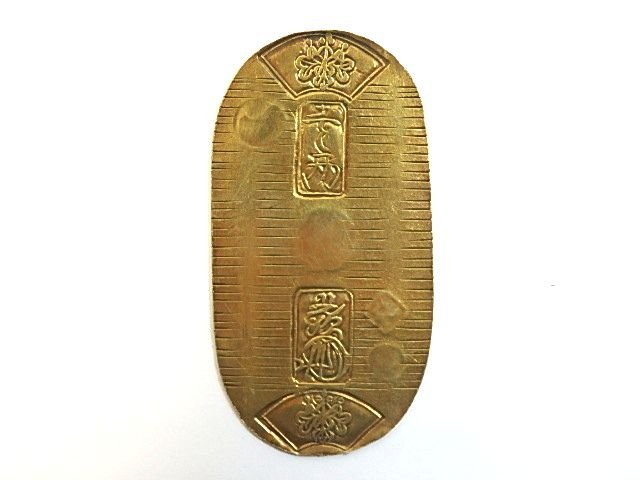 ◆天保小判金 裏刻印[正 長] 11.2g◆貨幣鑑定書付_画像2