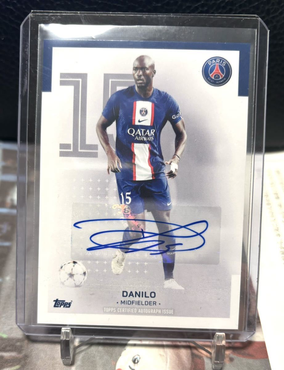 【Danilo】◆直筆サインカード◆PSG チームセット_画像1