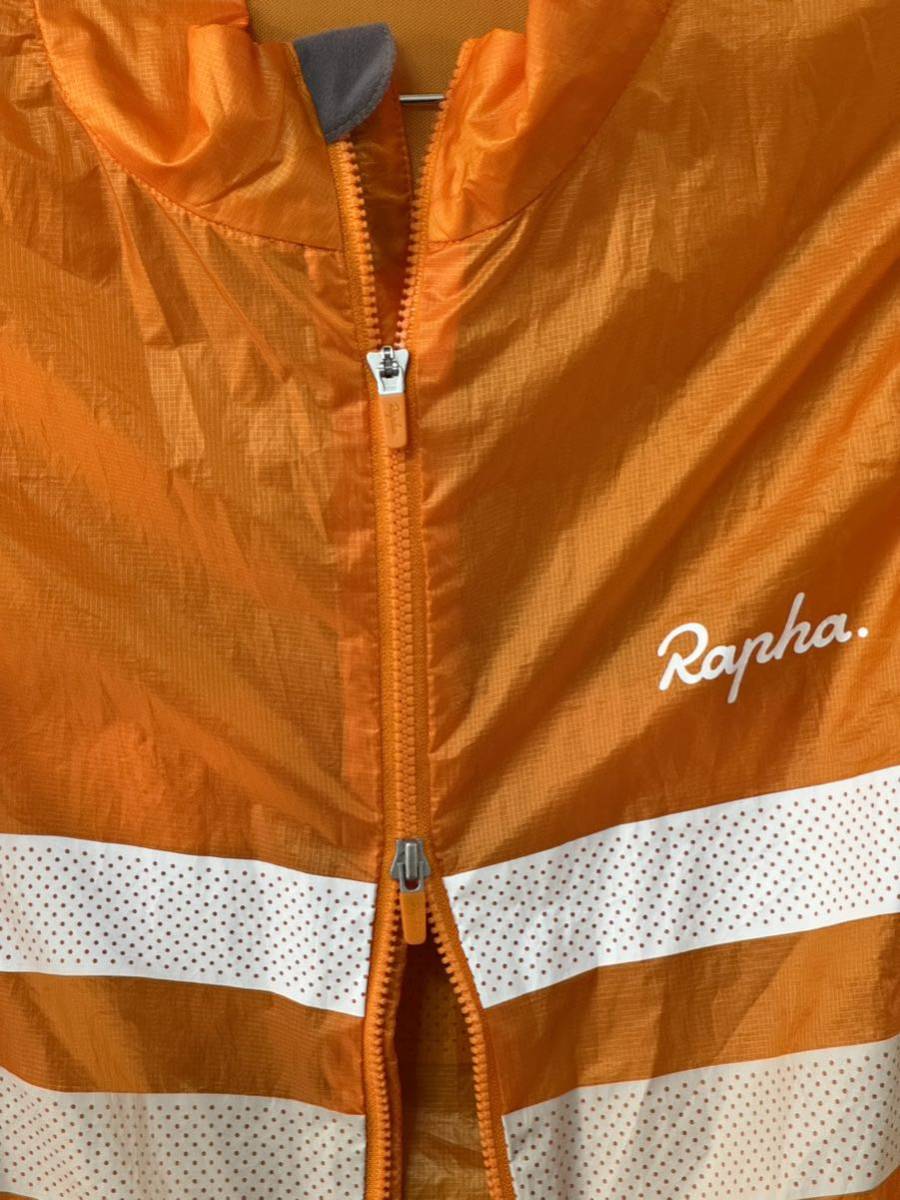 Rapha ラファBrevet Gilet ブルベ　ジレ　メンズ　オレンジ　廃盤カラー　ダブルジッパー　ベスト　サイクリング_画像2