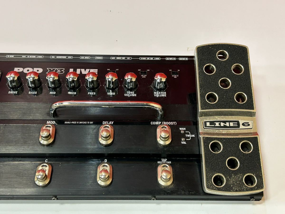 LINE6 POD X3 Live ラインシックス マルチエフェクター // 動作品//_画像3