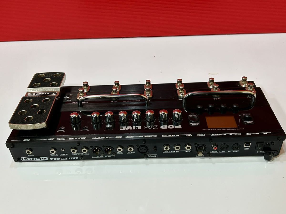 LINE6 POD X3 Live ラインシックス マルチエフェクター // 動作品//_画像6