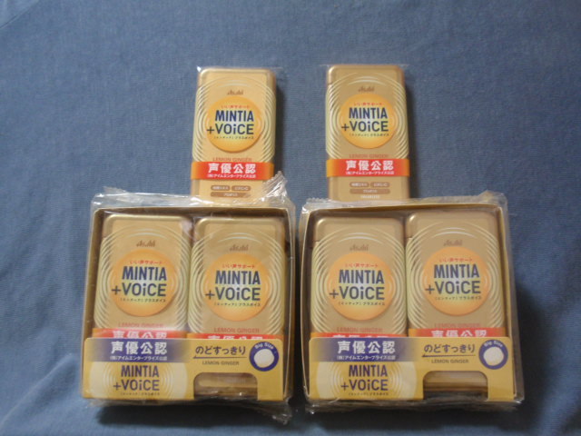 Asahi MINTIA ＋VOiCE レモンジンジャー（30粒入）20g×18個 送料230円から_画像1
