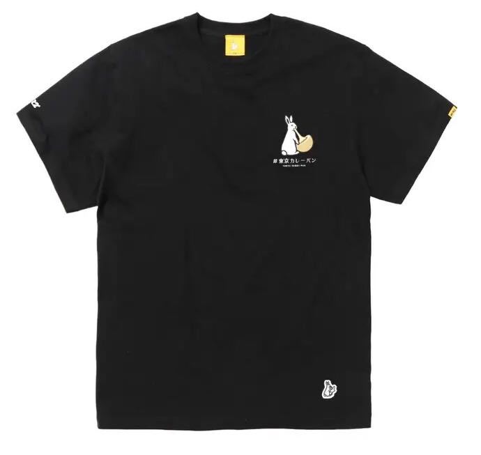 新品』FR2 × 東京カレーパン Tシャツ XLサイズ 黒 ブラック 浅草 新品』FR2 × 東京カレーパン Tシャツ XLサイズ 黒 ブラック 浅草