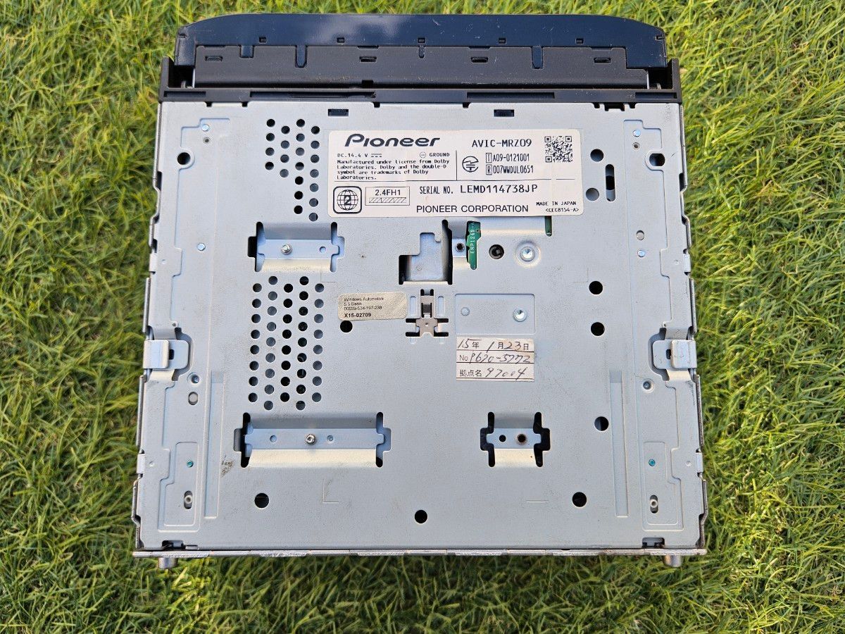 カロッツェリア AVIC-MRZ09 楽ナビlite 地デジフルセグ 説明書 カロッツェリア AVIC-MRZ09 楽ナビlite 地デジフルセグ 説明書