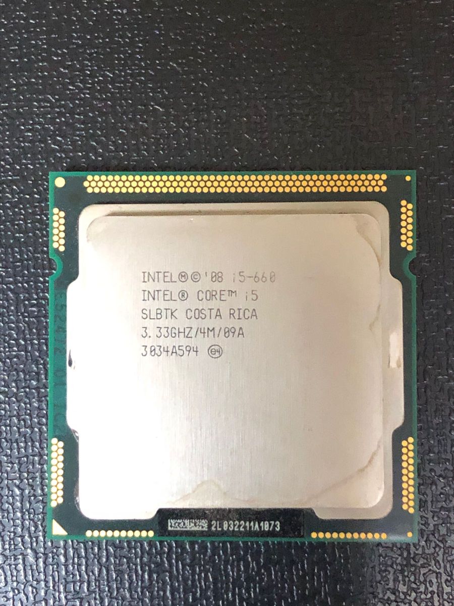 CPU  9個　i5-650 i5-660 i5-680 i5-750 g540 g630