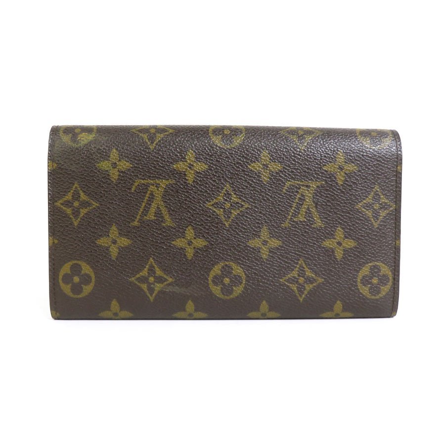 ルイ ヴィトン LOUIS VUITTON 長財布 モノグラム ポルトフォイユ サラ モノグラムキャンバス ブラウン e57810f_画像2