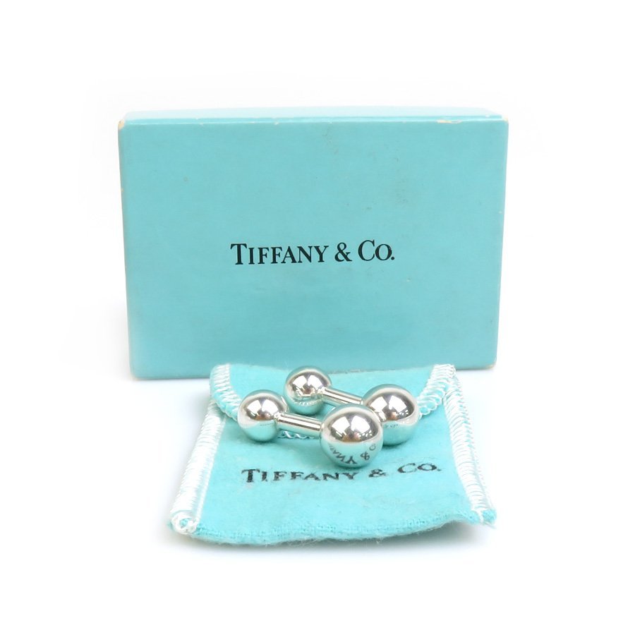 ティファニー TIFFANY&Co. カフス バーベル カフス シルバー925 シルバー h30066i_画像5