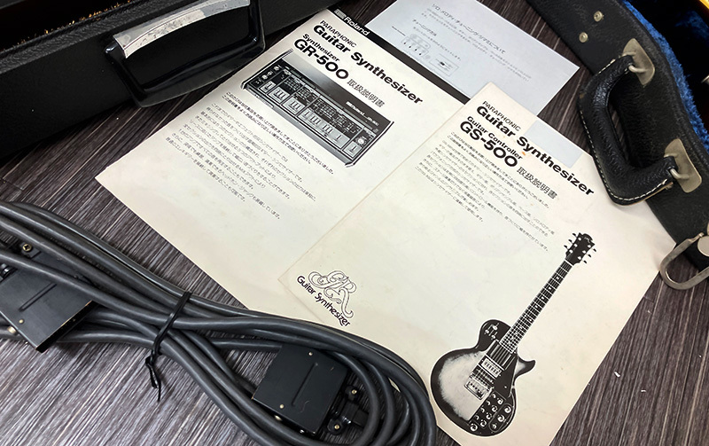 ■希少■Roland GR-500 GS-500 ギターシンセサイザー 取扱説明書・ハードケース付属 ローランド■_画像9