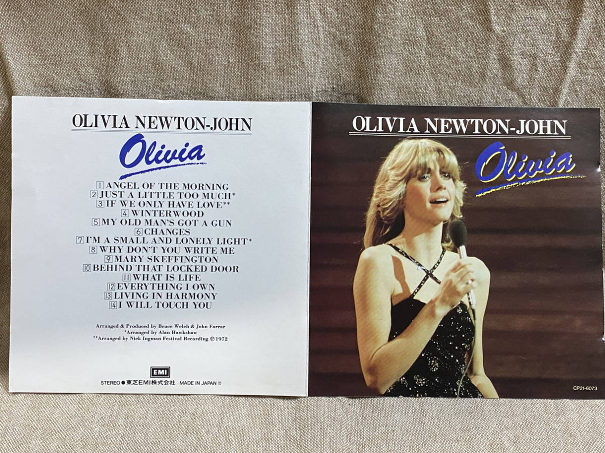 OLIVIA NEWTON-JOHN - OLIVIA CP21-6073 日本盤 帯付 廃盤 レア盤_画像5