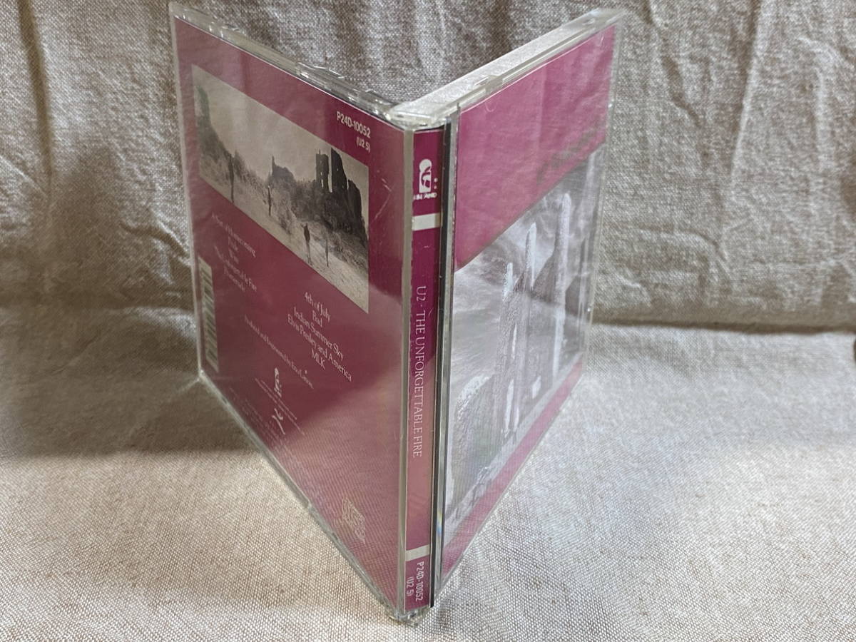 U2 - THE UNFORGETTABLE FIRE 焔P24D-10052 旧規格日本盤帯付 U2 - THE UNFORGETTABLE FIRE 焔P24D-10052 旧規格日本盤帯付