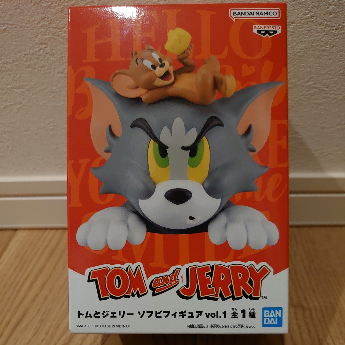 【未開封】 トムとジェリー ソフビフィギュア vol.1 TOM and JERRY SOFVIFIGURE_画像1