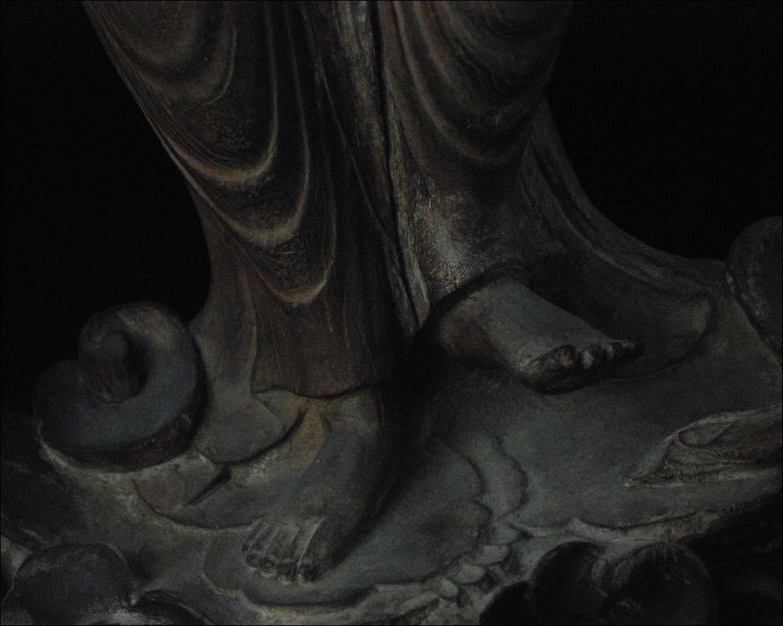 仏教美術 平等院鳳凰堂 雲中供養菩薩像 国宝写 仏像 寺院神社仏閣 高：74cm KNSHR610715K_画像9