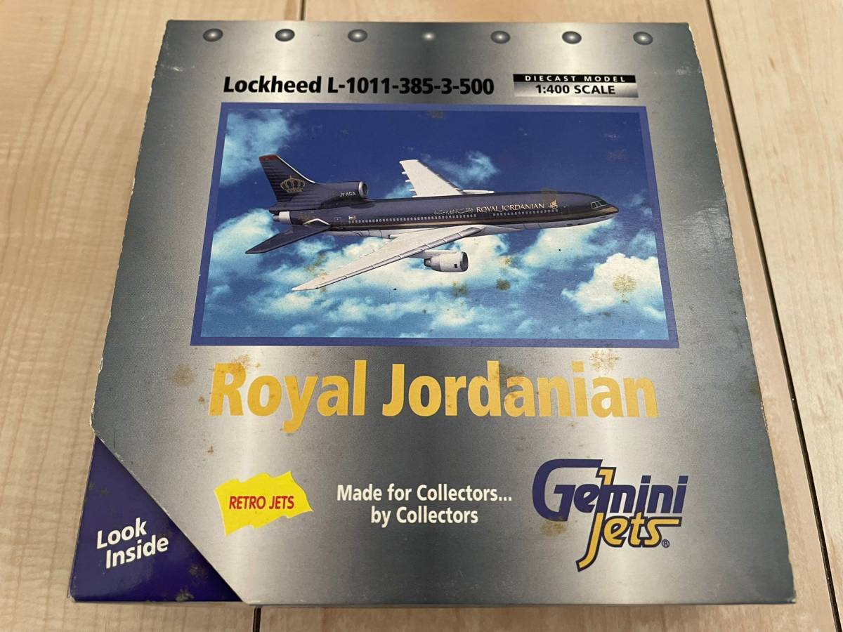 Gemini Jets 1/400 Royal Jordanian Lockheed L1011 JY-AGA GJRJA040 ジェミニジェッツ トライスター_画像1