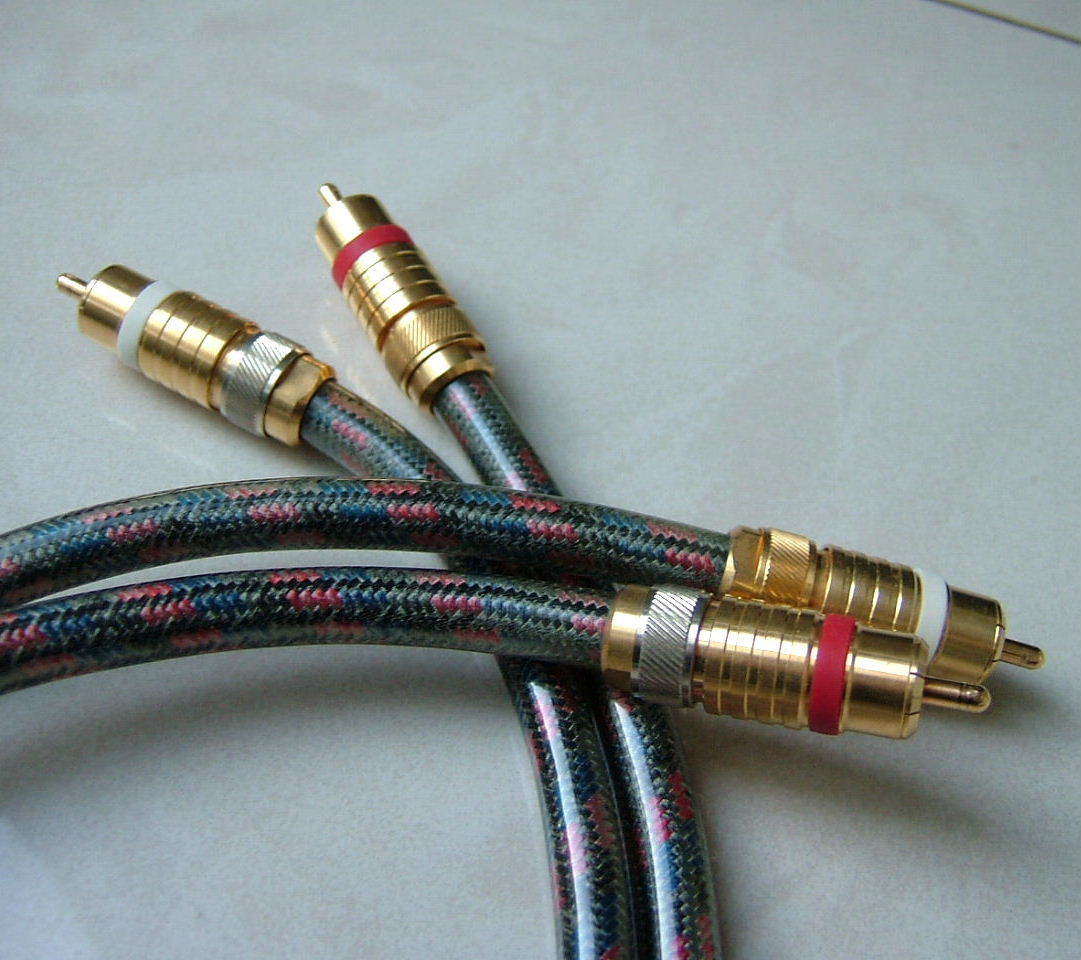  quality goods beautiful goods top class ACROTEC acrotec 6N-A2010 2 ps LR pair 0.5M RCA cable Special made plug . all 6N collet zipper made in Japan high purity 6N copper 