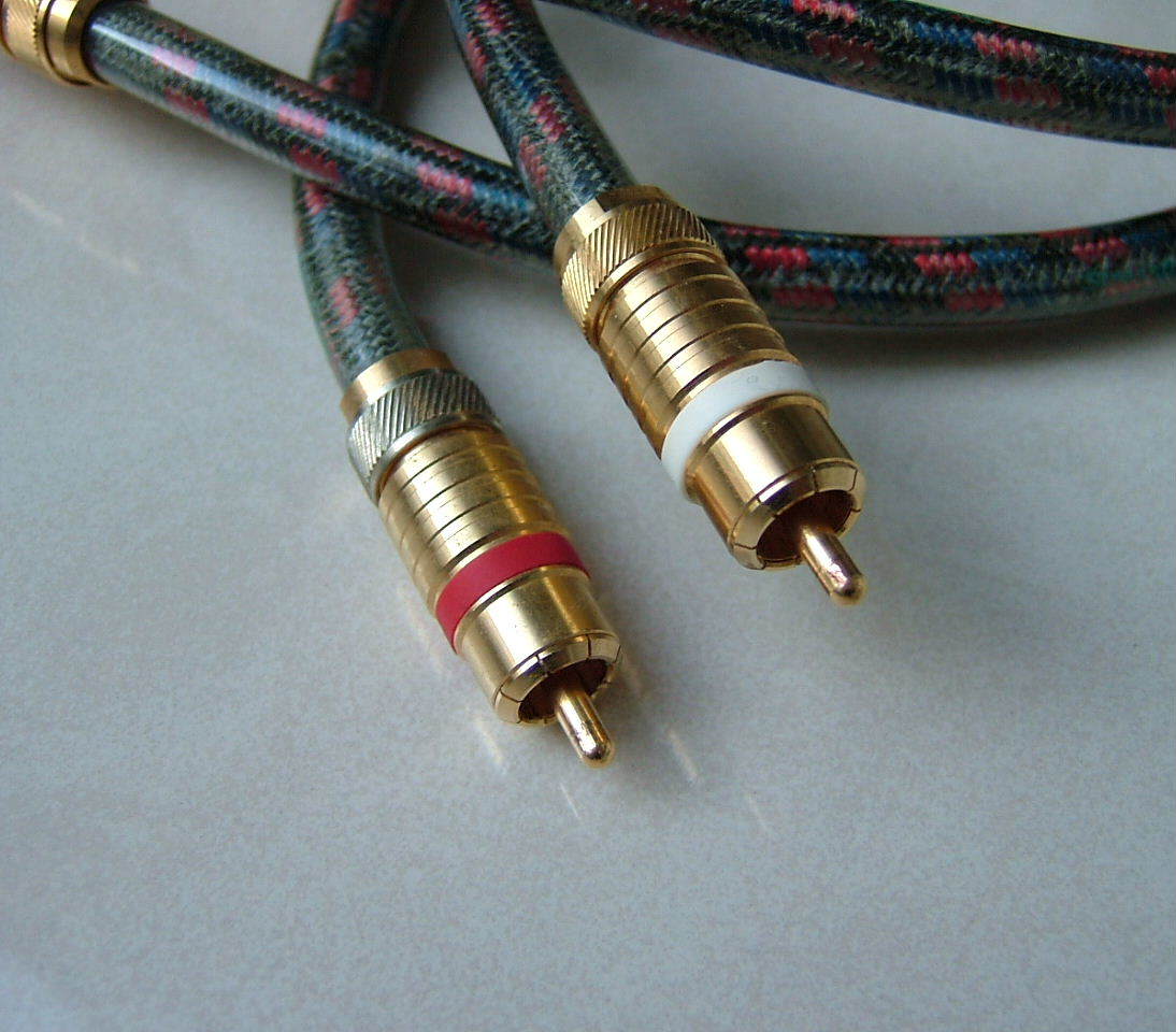  quality goods beautiful goods top class ACROTEC acrotec 6N-A2010 2 ps LR pair 0.5M RCA cable Special made plug . all 6N collet zipper made in Japan high purity 6N copper 