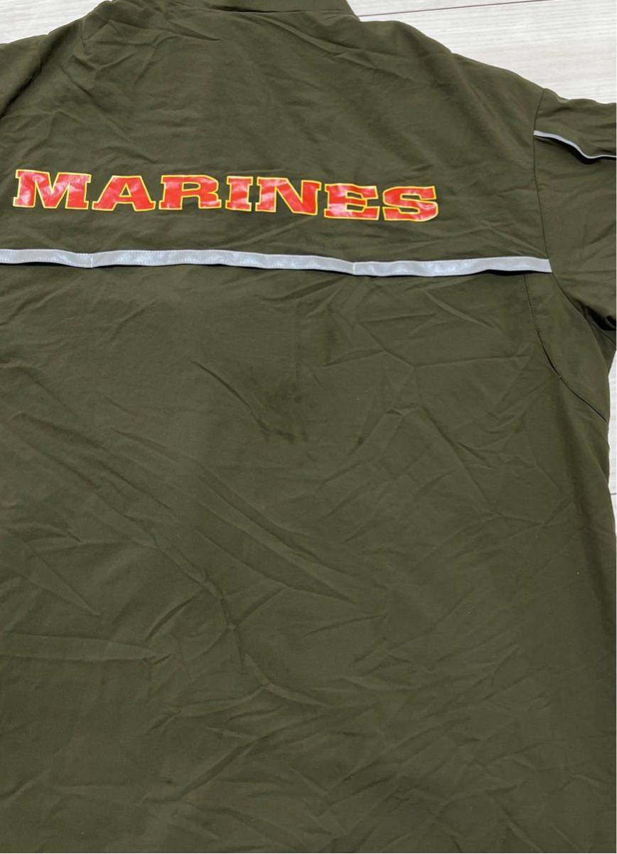 沖縄米軍実物 海兵隊 USMC トレーニングジャケット MEDIUM-REGULAR ランニングジャケット OKINAWA 古着 米軍放出品 ストリート ミリタリー_画像6