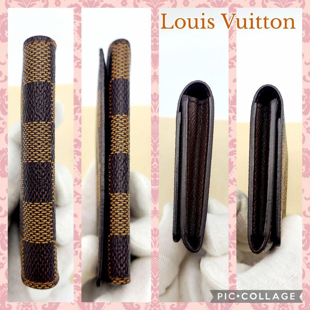 極美品　Louis Vuitton ルイヴィトン ダミエ エベヌ カードケース　名刺入れ　定期入れ アンヴェロップ カルト ドゥ ヴィジット N62920　_画像6