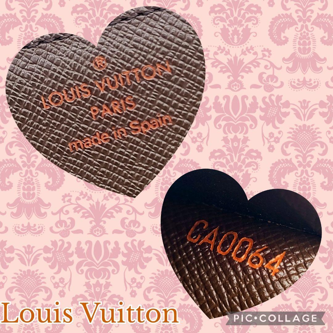 極美品　Louis Vuitton ルイヴィトン ダミエ エベヌ カードケース　名刺入れ　定期入れ アンヴェロップ カルト ドゥ ヴィジット N62920　_画像9