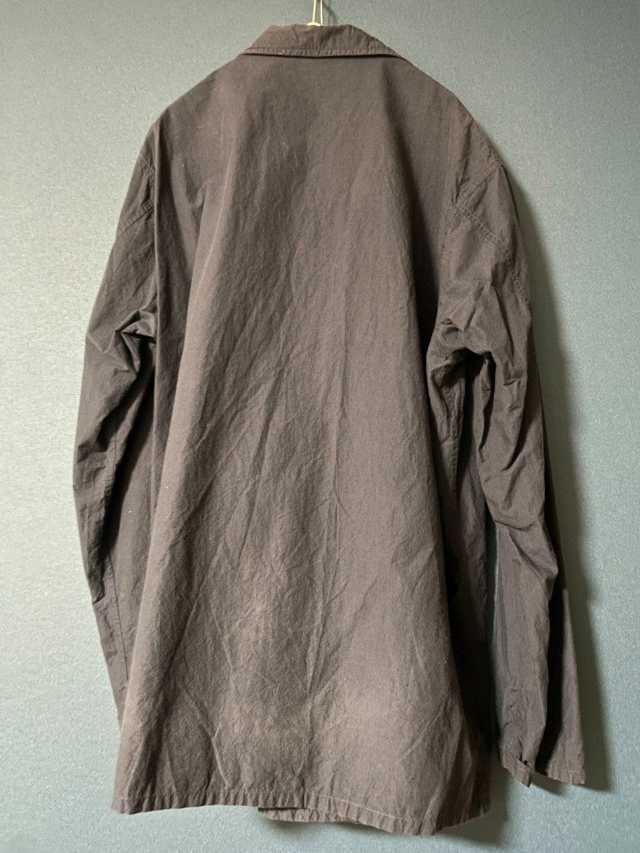 COMOLI　コットンタイプライターシャツジャケット　1　ネイビー