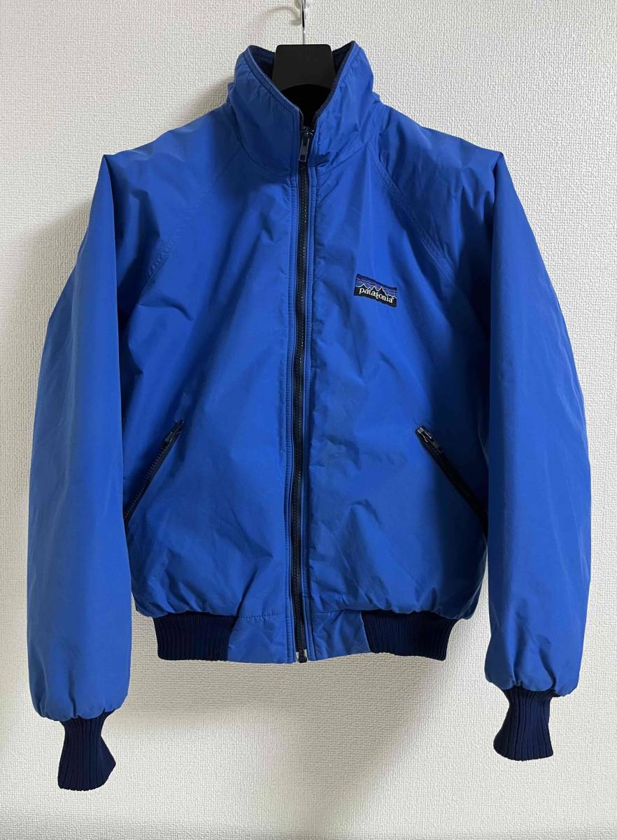 Patagonia パタゴニア デカタグ シェルドシンチラ ナイロンジャケットM 80’s USA製 vintage ビンテージ アウトドア 裏面フリース