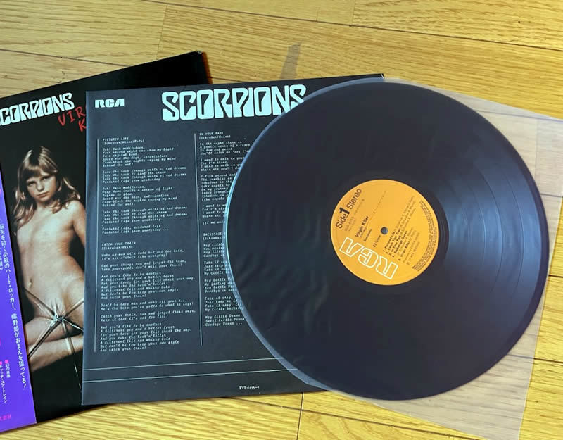 ■美品帯付き■スコーピオンズVirgin Killer熱狂の蠍団ヴァージン・キラーLPレコードSCORPIONS_画像3