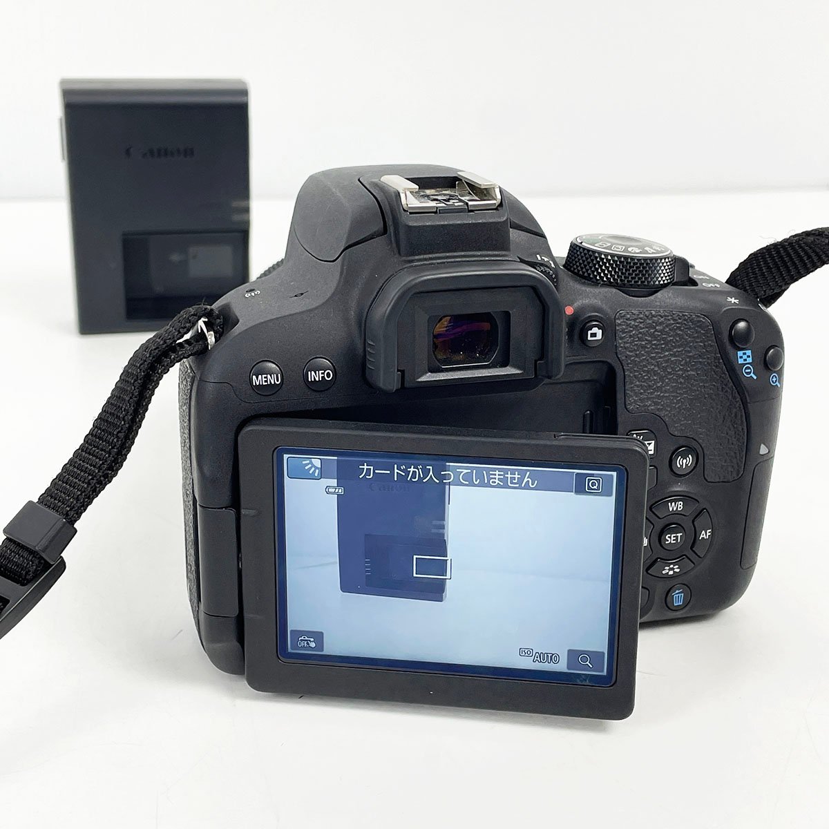 Canon キャノン デジタル一眼レフカメラ EOS kiss X9i ダブルズームキット F4-5.6 EF-S 18-55mm 55-250mm [R12611]_画像4