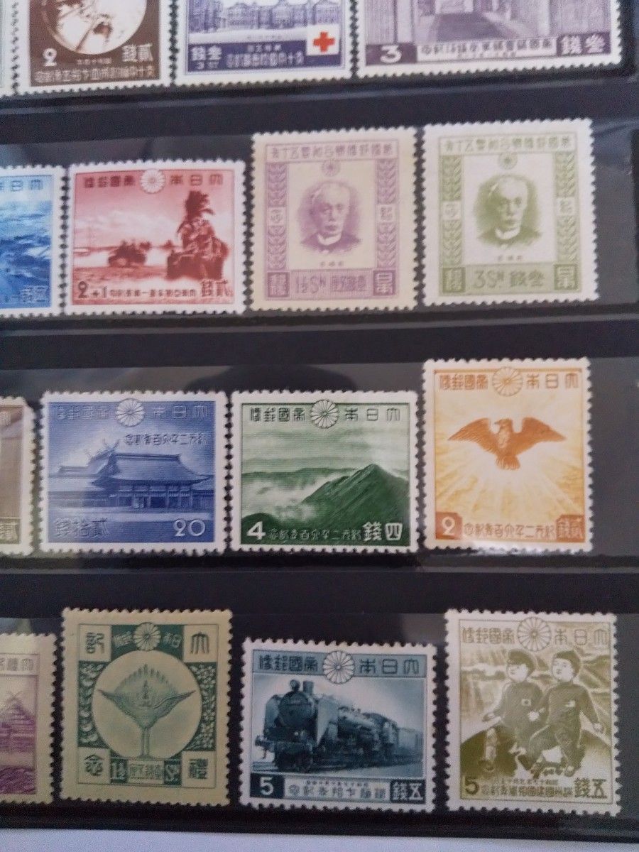 戦前記念切手　３６枚セット　お得！　美品　（AT）