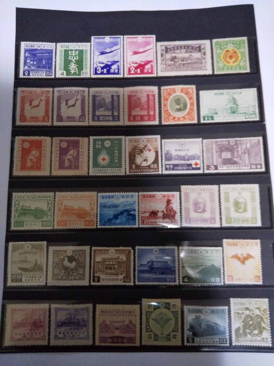 戦前記念切手　３６枚セット　お得！　美品　（AT）
