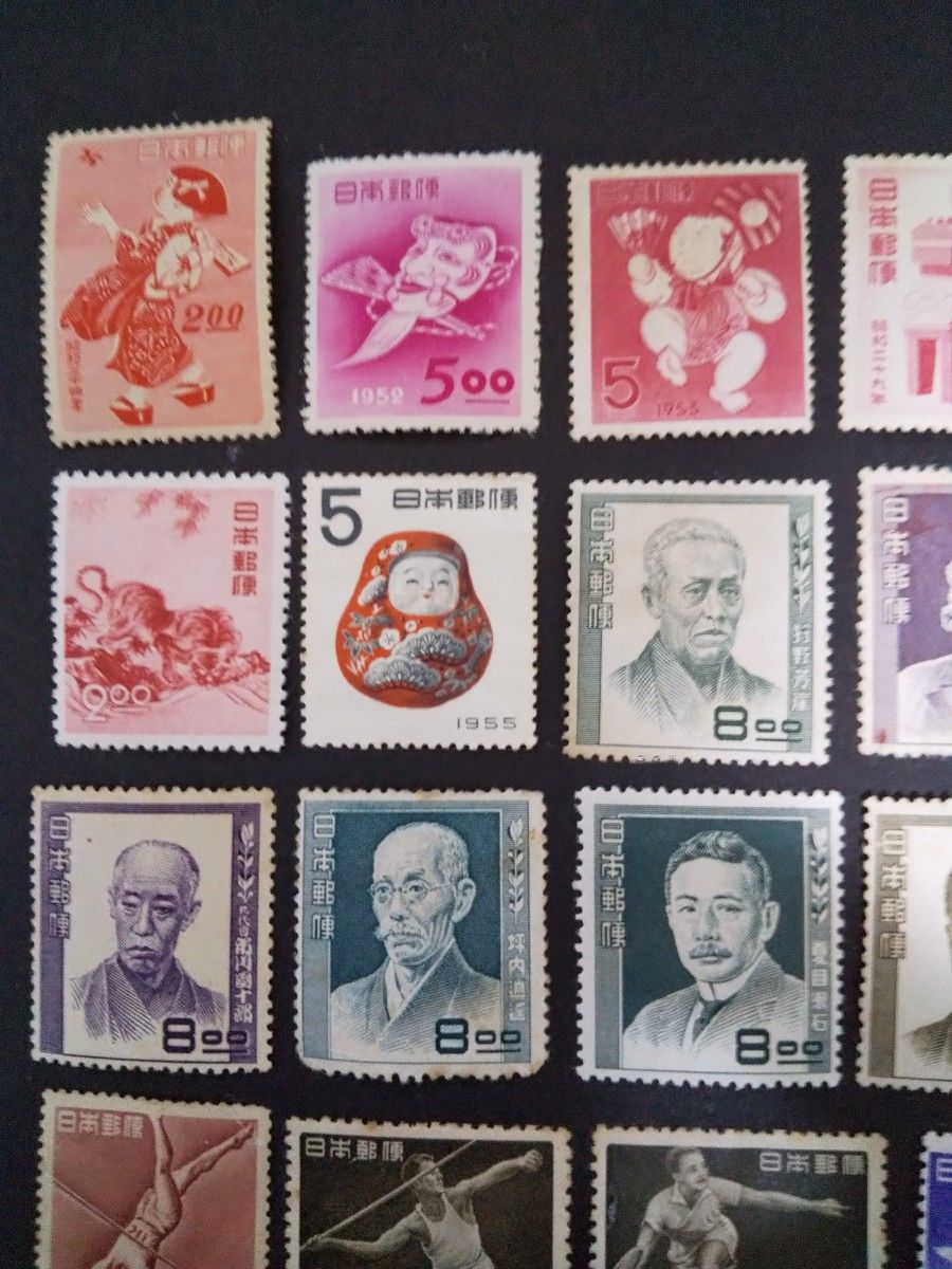 戦後記念切手　30枚セット　（お得です！）　２級品　（BX）