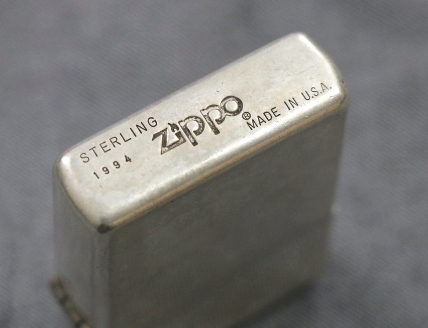 １円～【喫煙具】1994 ZIPPO ジッポーライター STERLING スターリングシルバー 1994年製　_画像10