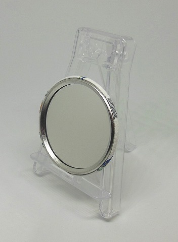 0 compact mirror 0 lure pattern 0 hand made hand-mirror can badge cotton 100% cloth 