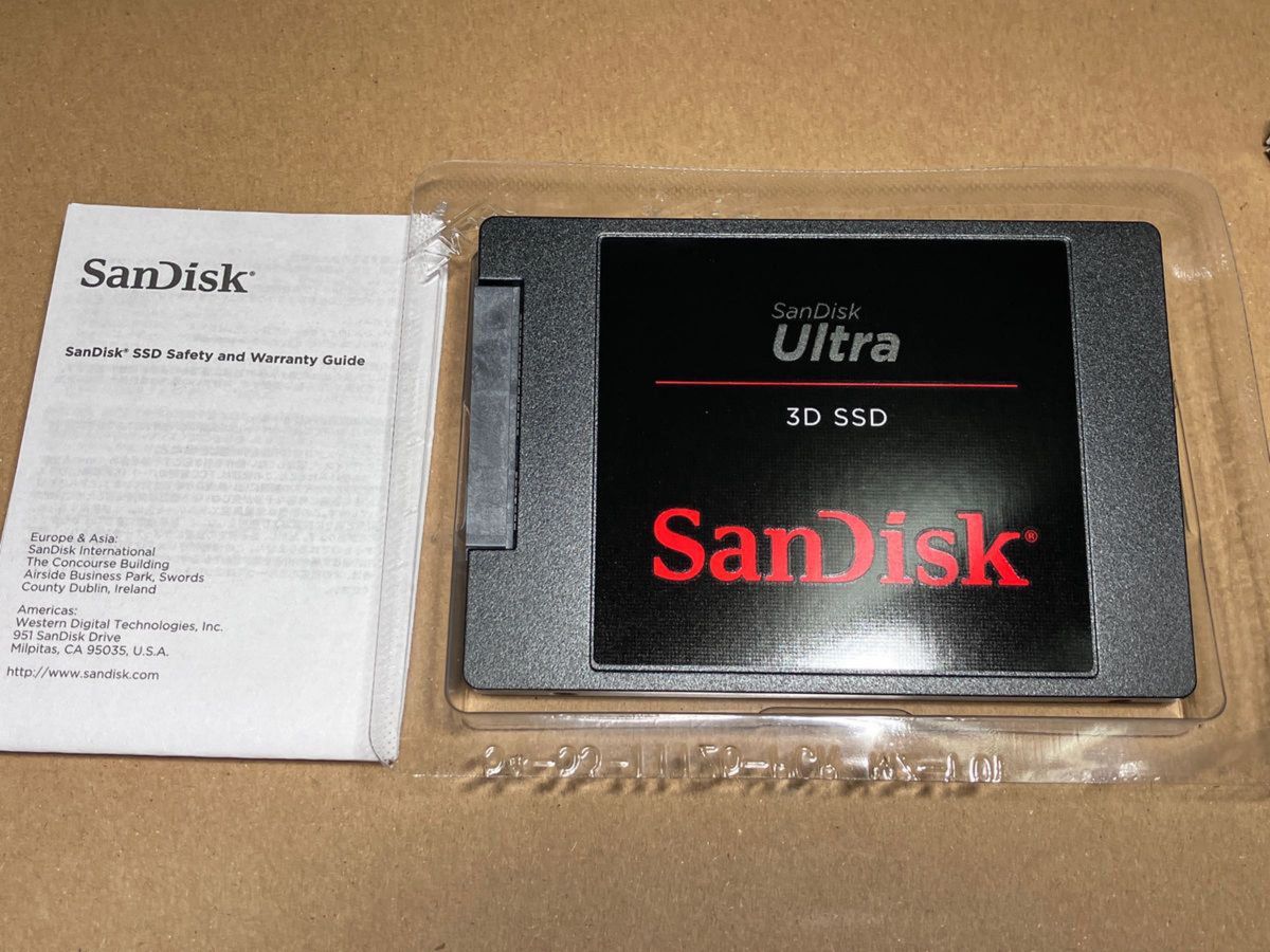 SanDisk 3D NAND SATA 4TB SSD SDSSDH3-4T00 Ultra サンディスク
