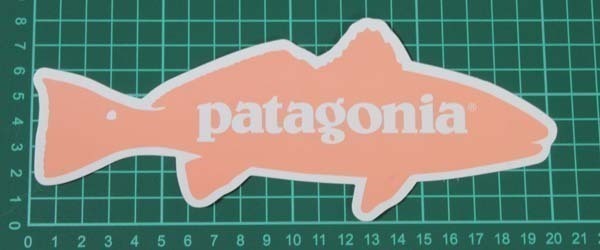 訳有 パタゴニア ステッカー レッドフィッシュ PATAGONIA REDFISH STICKER レッドドラム DRUM シール 釣 魚 フライ FLY ギア カスタム デコ_画像2