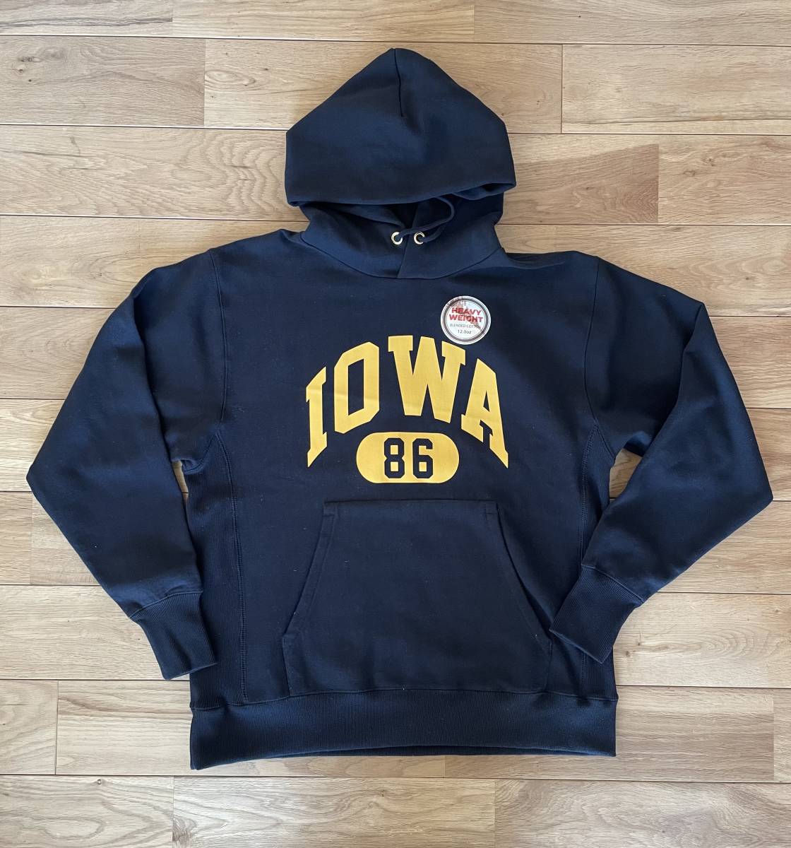 スウェットパーカー IOWA ブラック M 新品未使用 セカスト スウェットパーカー IOWA ブラック M 新品未使用 セカスト