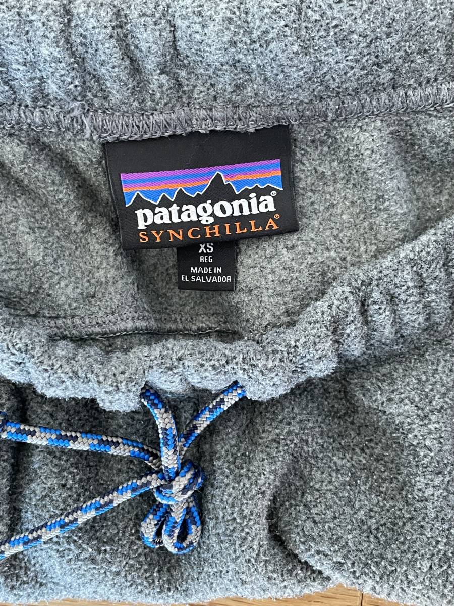 パタゴニア シンチラ フリース パンツ XSサイズ グレー patagonia アウトドア SYNCHILLA ジャンク_画像3