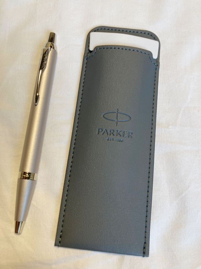 ◆ パーカー 【PARKER】 IM　GT　ボールペン　ペンケースセット　保証書入り　◆_画像3