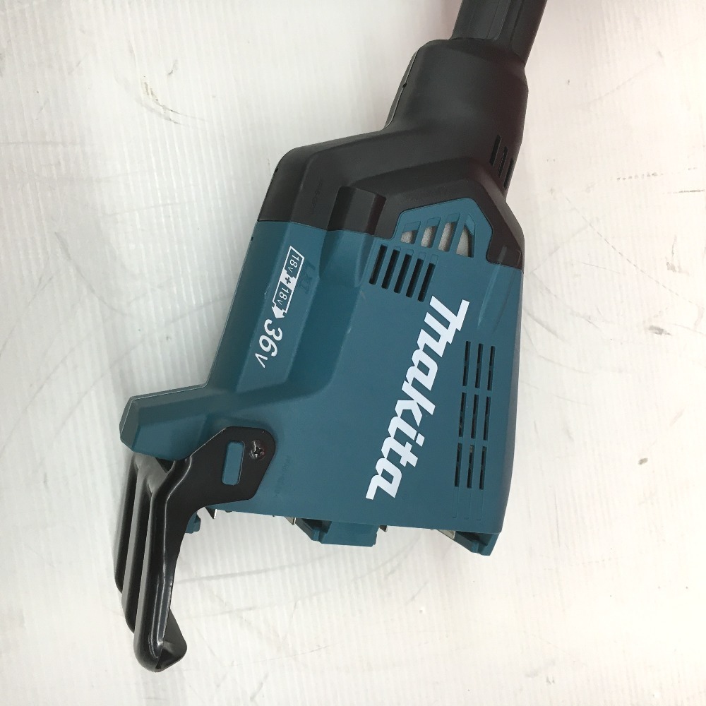 △△ MAKITA マキタ 充電式スプリット草刈機　本体のみ　コードレス式 18V+18V　36v MUX60D ブルー 目立った傷や汚れなし_画像2