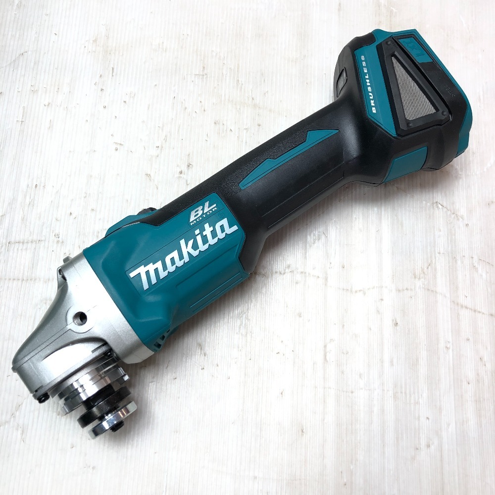 ◇◇ MAKITA マキタ ディスクグラインダー 付属品完備 コードレス式 18v GA404DRGXN ブルー 未使用に近い_画像2