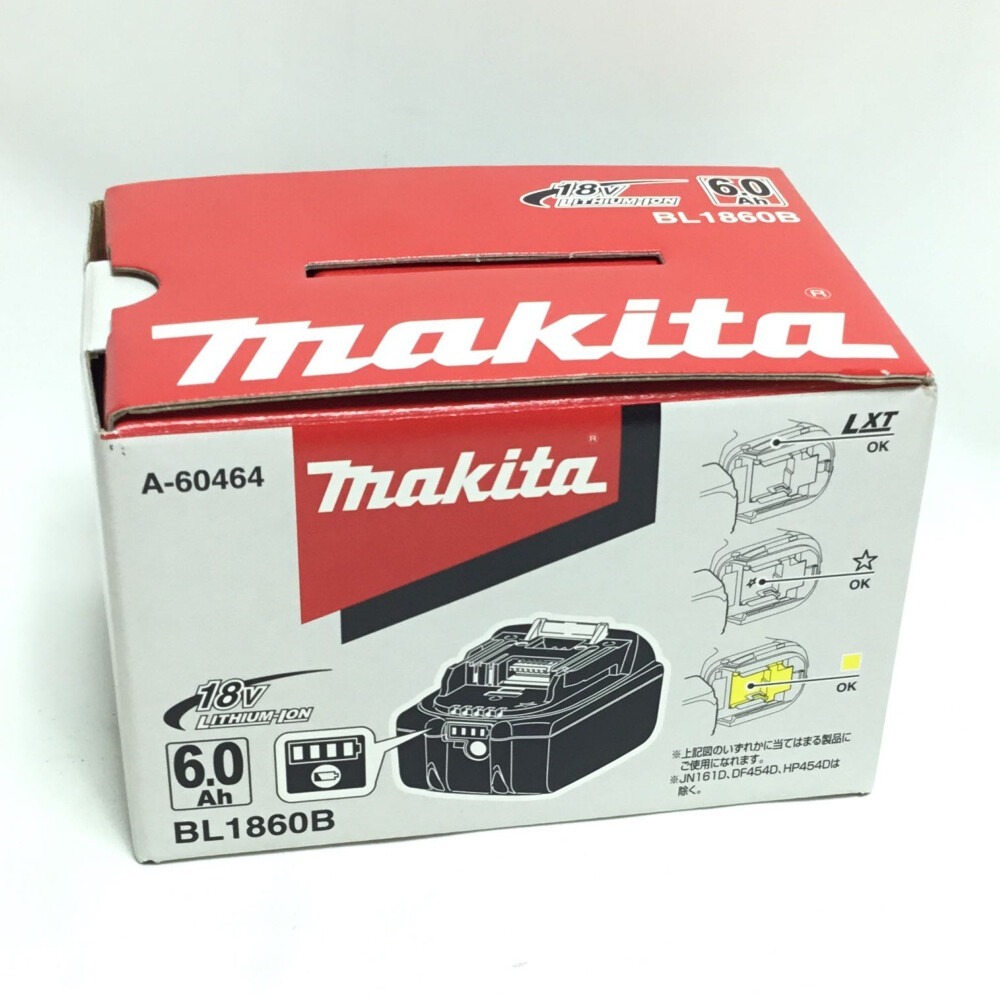 ΘΘ MAKITA マキタ 工具 電動工具 バッテリー 未使用品(S) 18v (11) BL1860B 未使用に近い_画像6