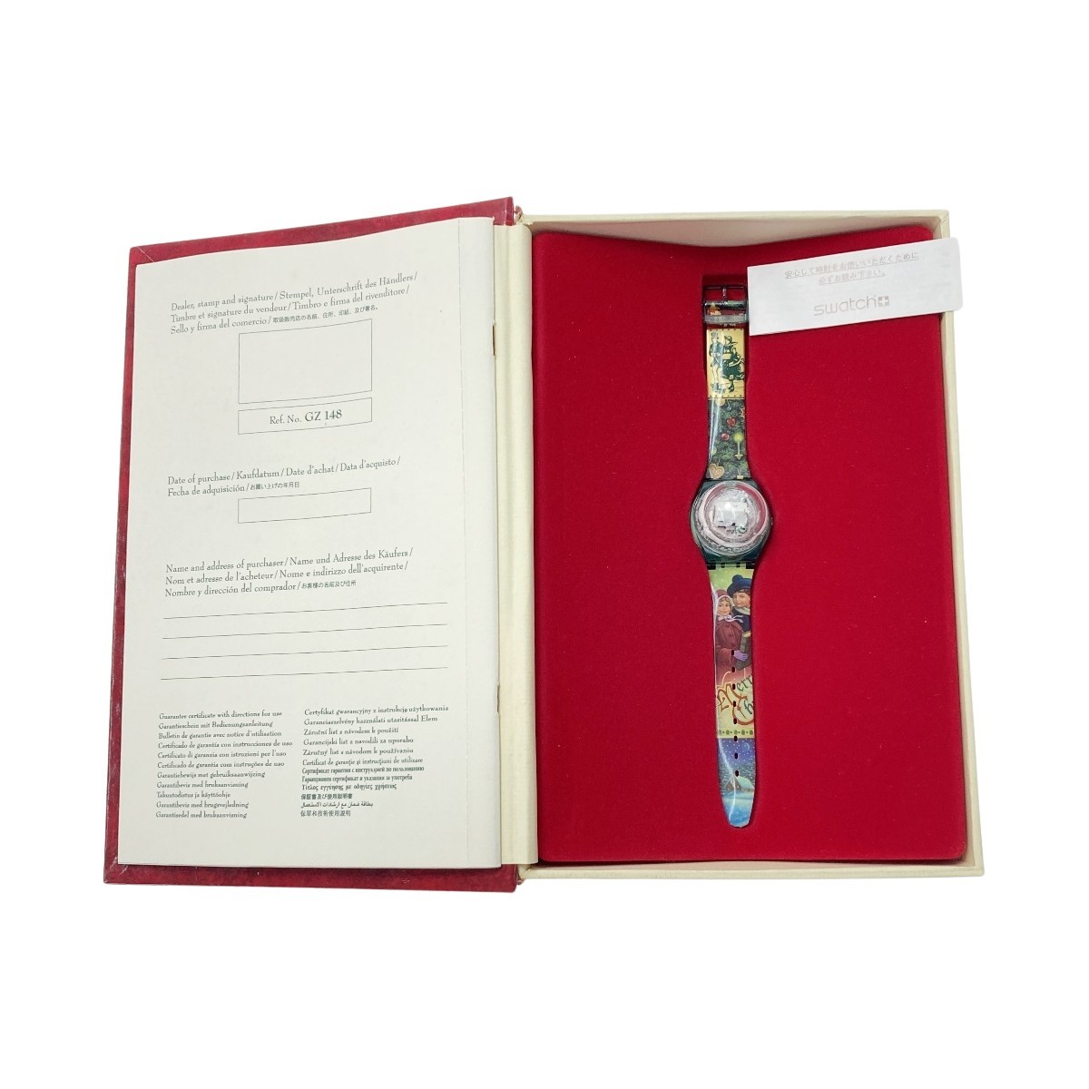 ☆☆ SWATCH/スウォッチ マジックスペル 1995年 クリスマス限定モデル クォーツ 腕時計 箱有 THE MAGIC SPELL やや傷や汚れあり